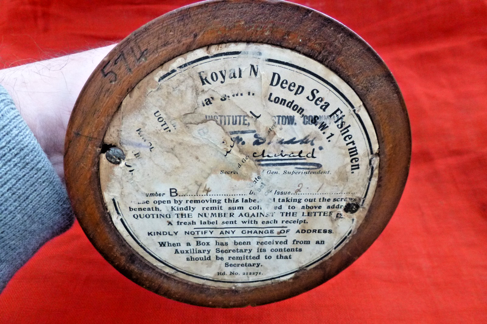 Antique Treen Charity Money Box Royal National Mission Deep Sea ...