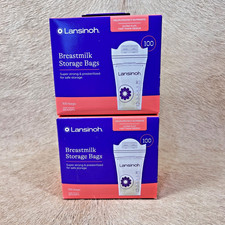 Lansinoh Breastmilk Breast Pump Storage Bags-200 Total Bags