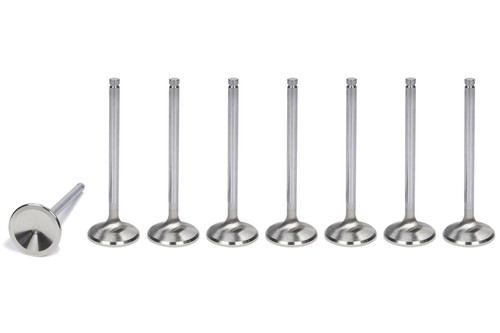 Manley 12331B-8, Set of 8 Natural Stainless Mopar 6.4L Hemi R/M 1.654 Exhaust Va - Foto 2 di 9