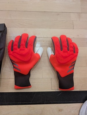 adidas Predator Pro Fingersave PC Goalkeeper Gloves, Size 9 