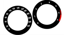 Tachometer Dials Drehzahlmesser Mercedes SL 500 SL 550 R230 - 260 km/h  7000 RPM