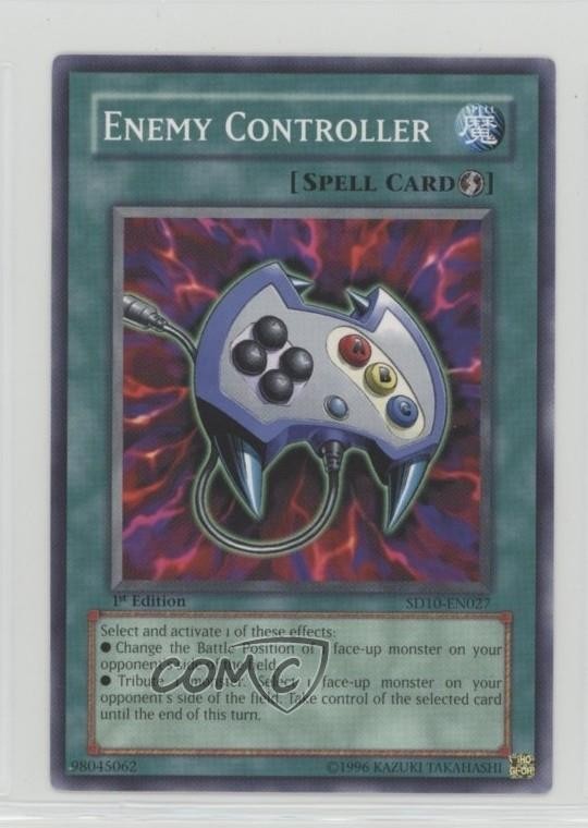 Enemy Controller 1st Ed. YuGiOh Machine Re-Volt Structure Deck #SD10-EN027 2007