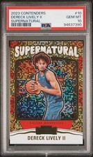 2023 Panini Contenders Supernatural #10 Dereck Lively II PSA 10