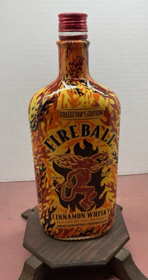 Fireball Flames Collector's Edition Cinnamon Whisky 750 ML Bottle EMPTY