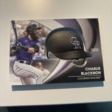 2022 Topps Series 2 - Batting Helmet Commemorative Relic Charlie Blackmon! 🔥