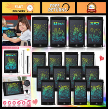 32 Pcs LCD Writing Tablets 8.5" Colorful Doodle Boards for Kids - Erasable Educa