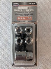 New 1-wheel Lug Nut-lock Set 4 Locks Dorman 711-326 M12 - 1.50 New 1-wheel Lug Nut-lock Set 4 Locks Dorman 711-326 M12 - 1.50