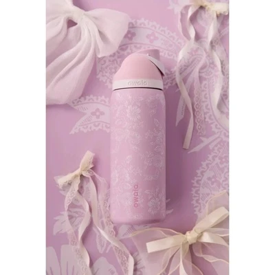 AS SHOW Owala Freesip 32oz Girl Pink Ribbon Toile UO Urban Outfitters Cup Bottle New Box