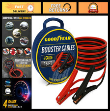 Heavy Duty 4 Gauge Jumper Cables - 16ft Extra Long Booster Cables For Cars Truc Heavy Duty 4 Gauge Jumper Cables - 16ft Extra Long Booster Cables For Cars Truc
