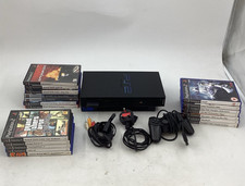 Sony PlayStation 2 PS2 Game Console Bundle W/ 19 Games & Accessories