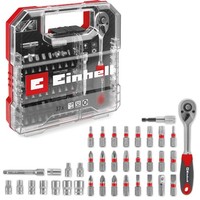 Einhell Bit- Und Ratschen-Set In L-CASE, 37-Teilig, Bit-Satz