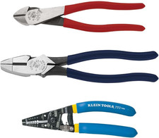 80121 Stripper Plier Kit with Wire Strippers, Made in USA, Lineman Pliers and Di