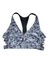 Victoria  s Secret Sport Performance Sports Bra Strappy back Sz Small stars Print