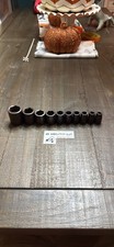 Cornwell 12 Drive Sae Shallow 6pt Impact Socket Set Great Condition No Marking
