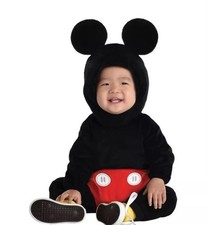 Disney Baby Mickey Mouse Costume Infant 6-12 Months NEW Halloween Unisex BNIP