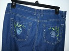 Gocass Embroidered Floral Denim Blue Jeans 14 — photo 4
