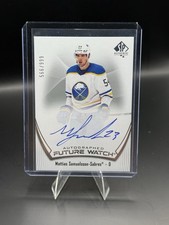 Mattias Samuelsson 2021-22 Upper Deck SP Authentic Future Watch Auto /999