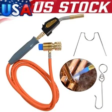 MAPP MAP-pro Propane Self-Igniting Gas Welding Turbo Burner Torch 5' Hose Kit