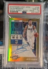 Jalen Brunson 2018 PANINI CONTENDERS OPTIC #105 GOLD ROOKIE AUTO RC #/10 PSA 10!