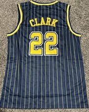 NEW Indiana Fever Pinstripe Pacers Jersey Caitlin Clark 22 Large Stitched