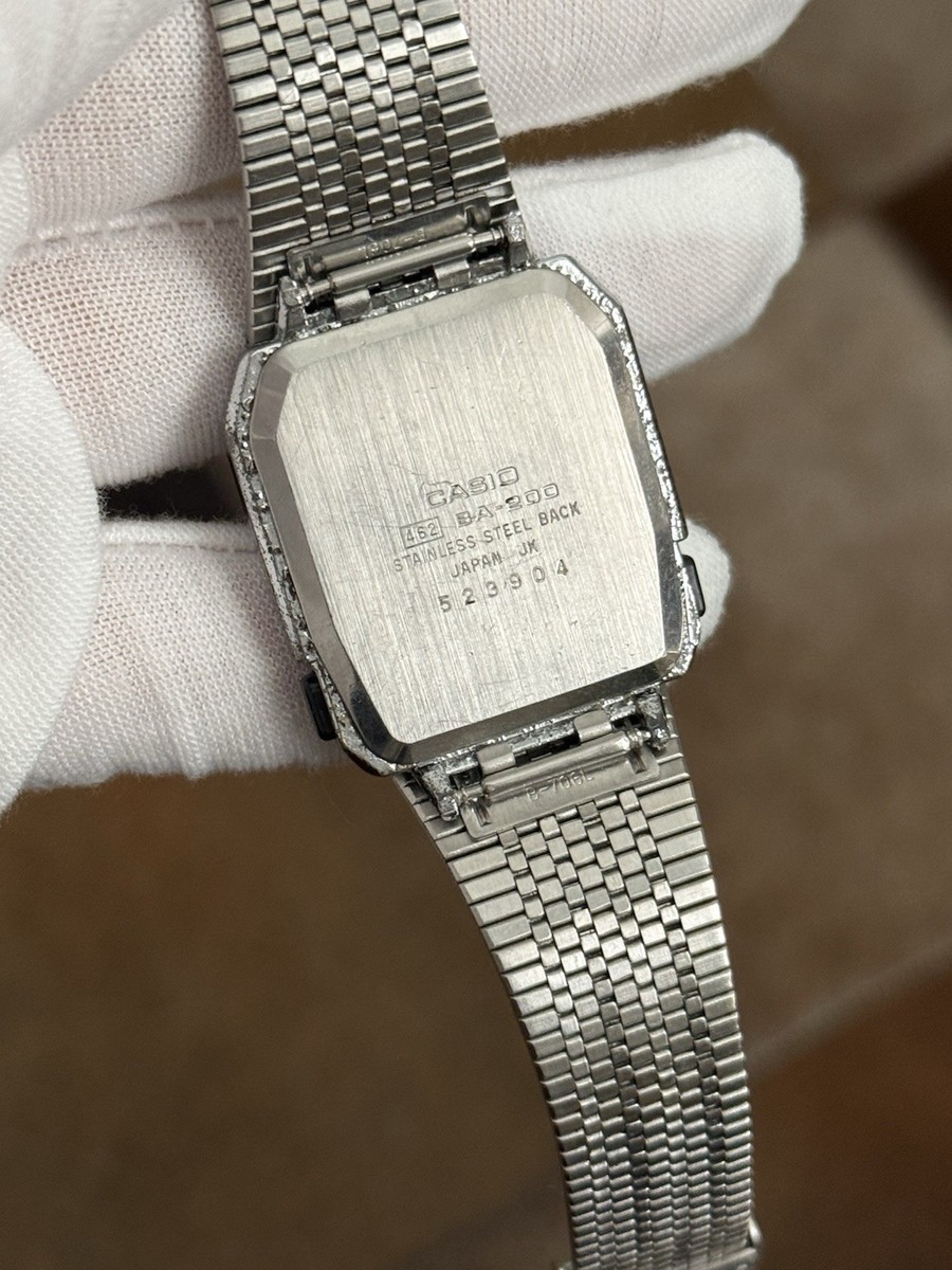 【80's】CASIO BA-200 デジタル腕時計 マルチアラーム　電池新品 80's】CASIO BA-200 デジタル腕時計 マルチアラーム 電池新品 - メルカリ