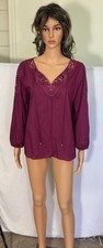 Blusa bordada de algodón White House Blac…