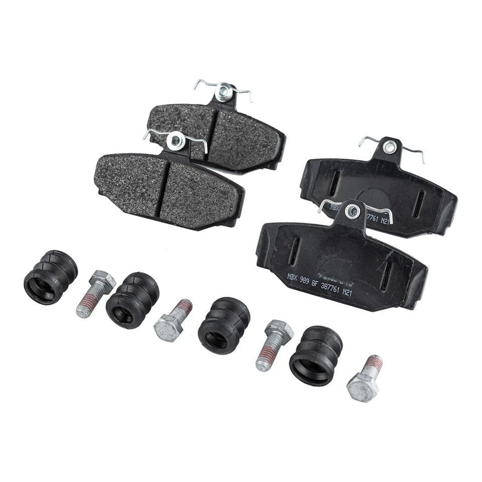 Front and Rear Semi-Metallic Brake Pad Set For 1992-1997 Volvo 960 Sedan IRS - Image 3 of 4