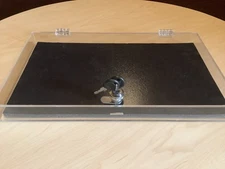 PLASTIC DISPLAY CASE - Jewelry Rings Necklaces - Store Show - 2 Keys