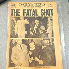 Vintage Nov 25, 1963 NY Daily News "The Fatal Shot" JFK Jack Ruby Oswald