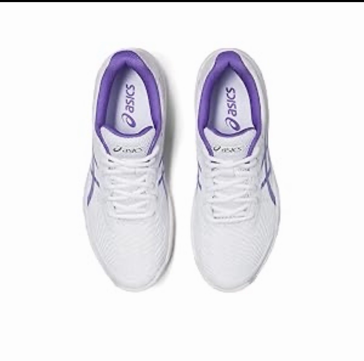 ASICS Women's Gel-Game 9 Tennis Shoes, 6.5, White/Amethyst thumbnail 5