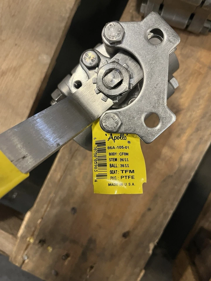 APOLLO 86A-105-01 VÁLVULA BOLA 1" ACERO INOXIDABLE-PUERTO COMPLETO-DOMÉSTICO 1500 CWP Nuevo Foto 2 de 4