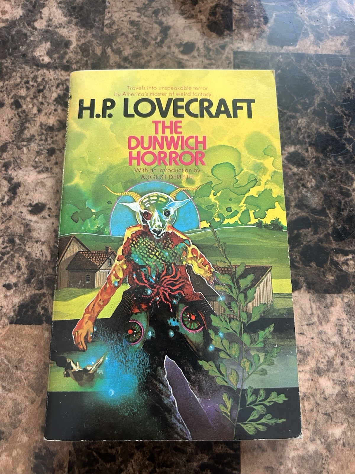 The Dunwich Horror H.P. Lovecraft PB w/original Ad Intact See Picture Great Cond