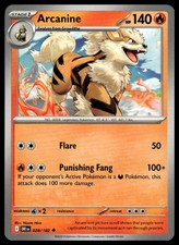 SV10: Destined Rivals #028/182 Arcanine Pokemon tcg