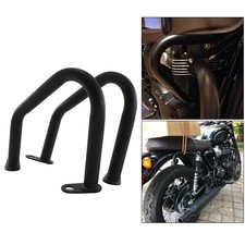 2 pcs / piece Black Motorcycle Enguard T100 T120 16-19 in