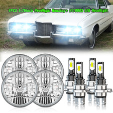 For Ford Ltd 1968 1969 1970 1971-1978 4pcs 5.75 5-34 Round Led Headlights
