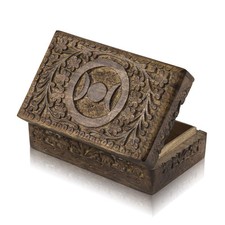 Great Birthday Gift Ideas Handmade Decorative Wooden Keepsake Jewelry Box Jew...