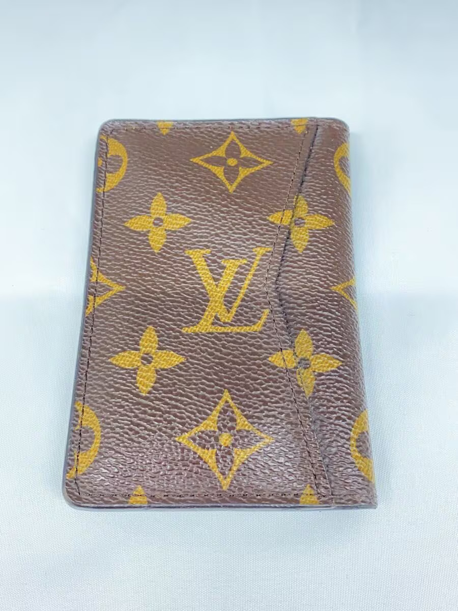 LOUIS VUITTON Organizer de Poche, Monogram Canvas and Leather, Brown, All-Over P thumbnail 2