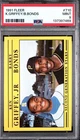 1991 Fleer - Ken Griffey Jr Barry Bonds #710 PSA 9