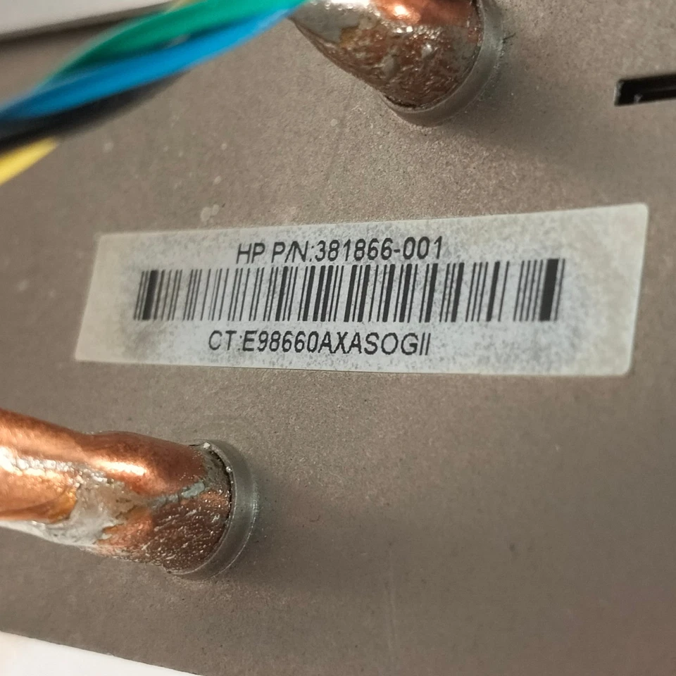 OEM HP Compaq dc7600 SFF CPU Fan Cooler + Heatsink Foxconn 381866-001 AFB0712HHB - Image 4 of 4