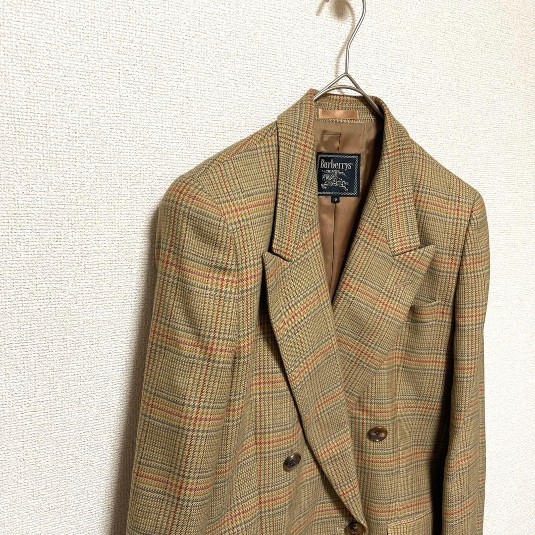 BURBERRY Houndstooth pattern wool Jacket Blouson … - image 4