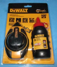 DeWalt 3:1 Gear Chalk Reel Kit With (Included 4 Oz) Red Chalk 100' # DWHT47374L