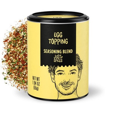 Just Spices Egg Topping 1.94 OZ Breakfast Seasoning White Sesame Chili Tomato