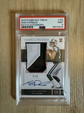 2018 National Treasures - Rookie Patch Autograph Sam Darnold /99 True RPA PSA 9