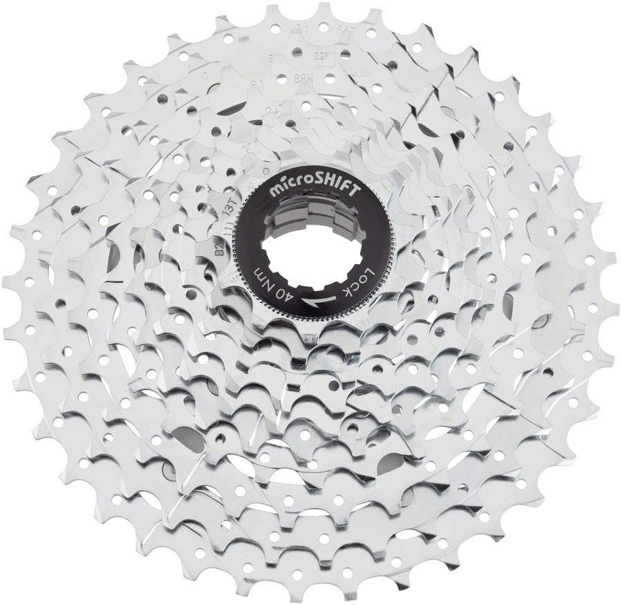 MicroSHIFT G10 10-Speed Cassette 11-36t Chrome-Plated Alloy Precision Shifting 9390₽