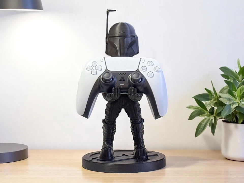 Boba Fett Star Wars Controller Stand Holder for PS5 Xbox Gamer Gift Desk - Image 3 of 4