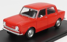MODELLINO AUTO EPOCA STATICO SIMCA 1000 1976 ROSSO MODELLISMO SCALA 1/24