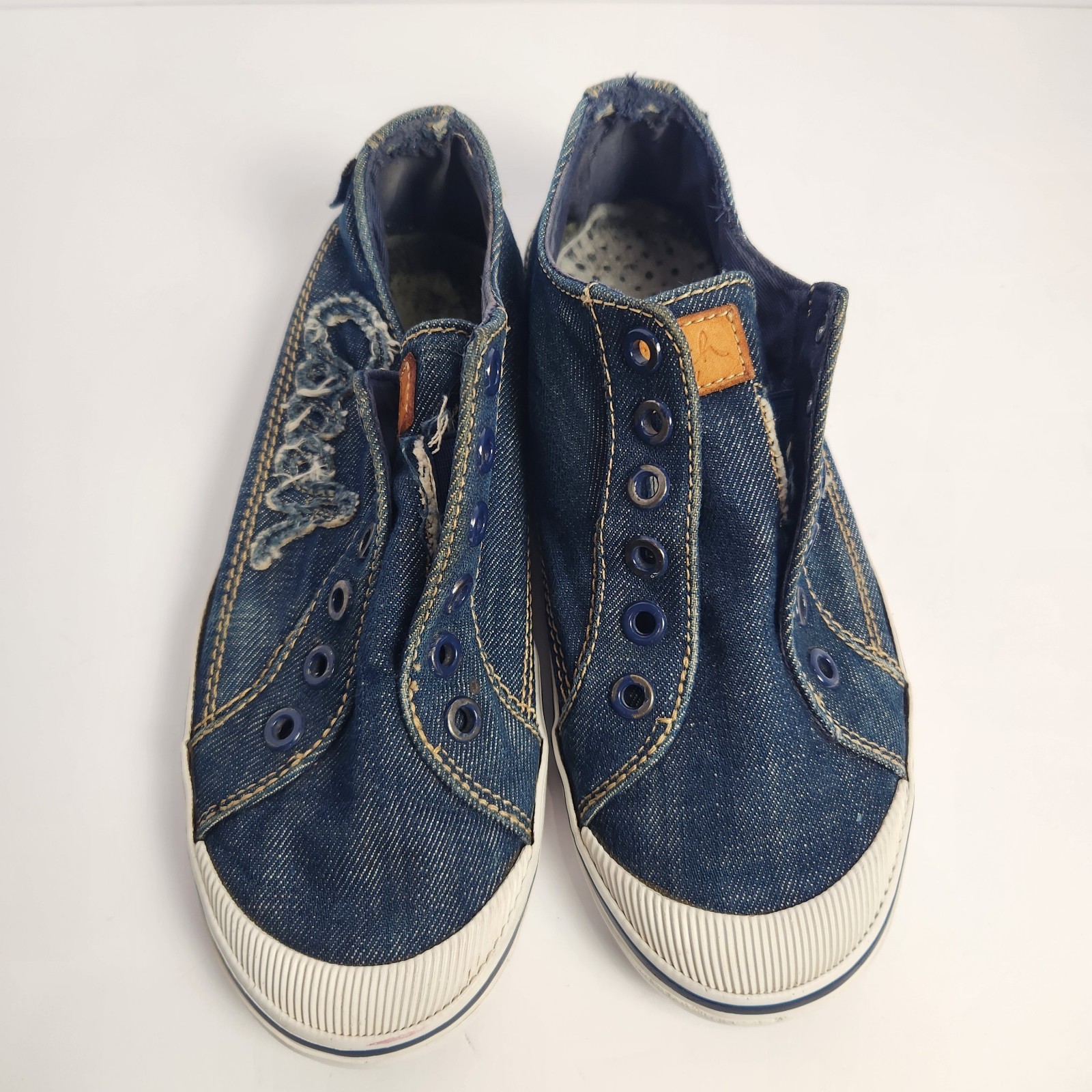 Coach Women's Denim Flat Sneakers Size 6B thumbnail 5