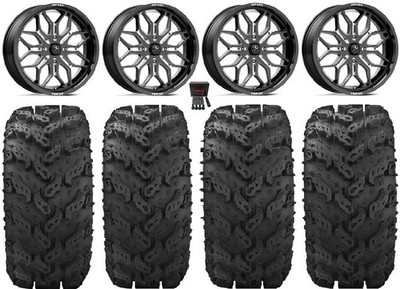 MSA Sniper 20'' Wheels Milled 30'' Reptile Tires Can-Am Maverick X3