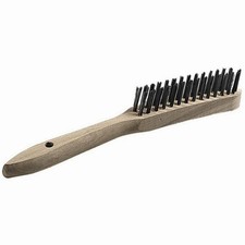 Stahl Drahtb&uuml;rste 0,35mm Draht Stahlb&uuml;rste Stahlbesen Handb&uuml;rste Heimwerker TOP