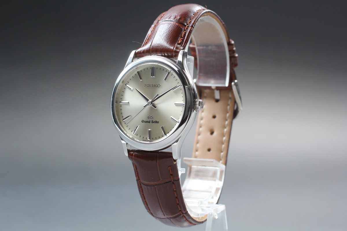 MINT w/ Paper] Grand SEIKO GS 8J55-0A10 Quartz Silver Dial Men's